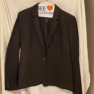 J Crew Tall Super 120s Blazer - Black